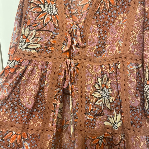 Free People Intimacy Long Lace Robe - Picture 4 of 4